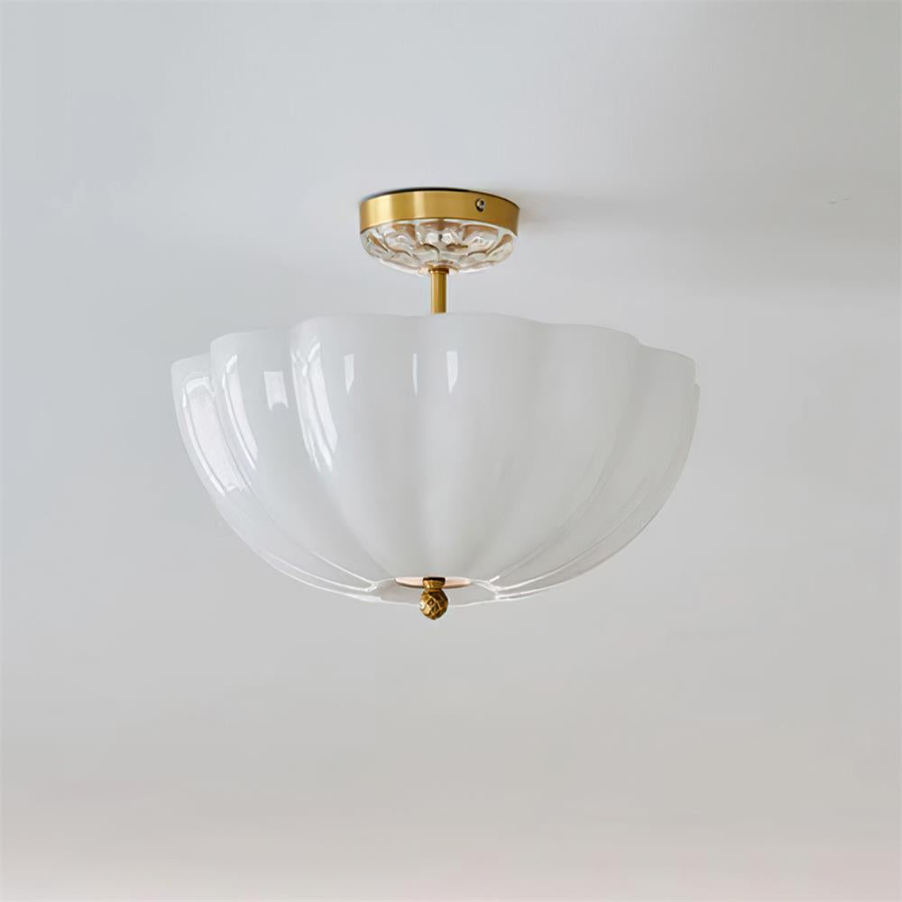Mirage Plafonnier Silhouette Élégante Pétale en Verre - Neutralighting