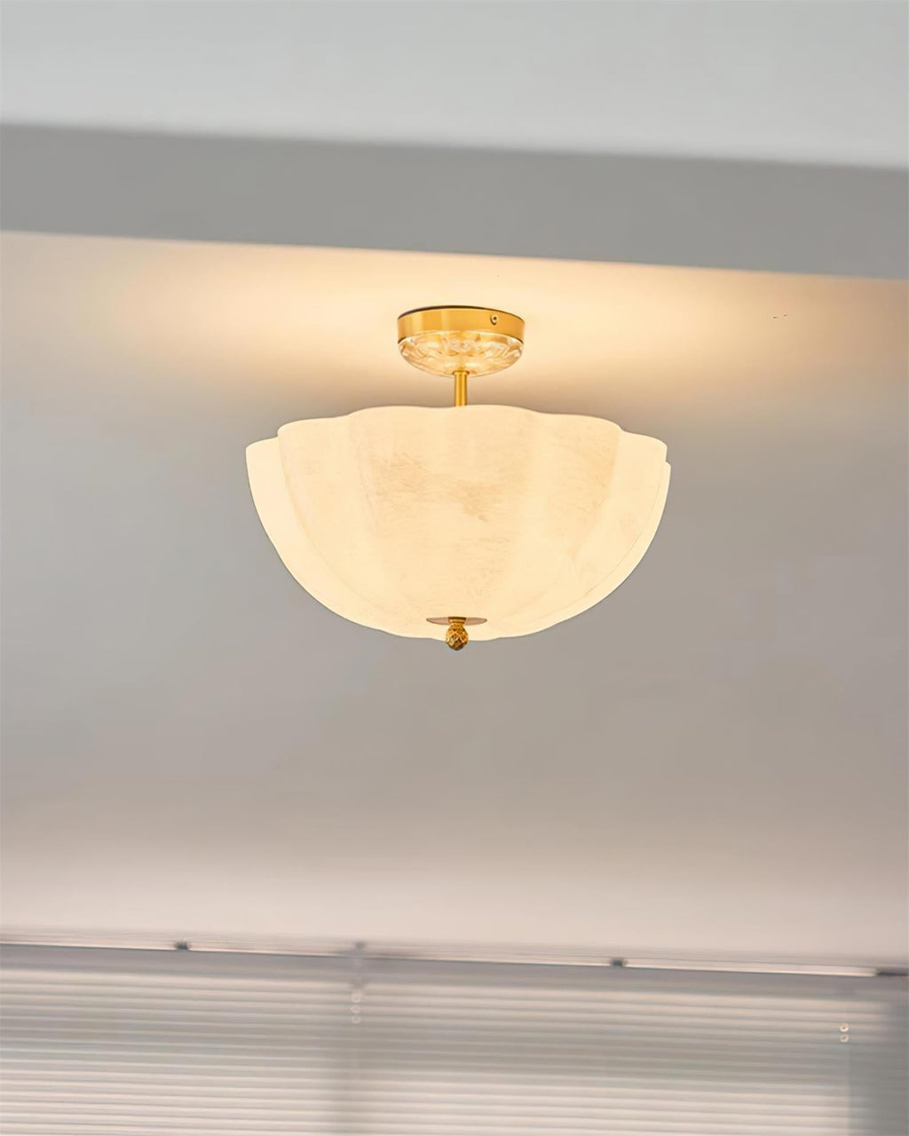 Mirage Plafonnier Silhouette Élégante Pétale en Verre - Neutralighting