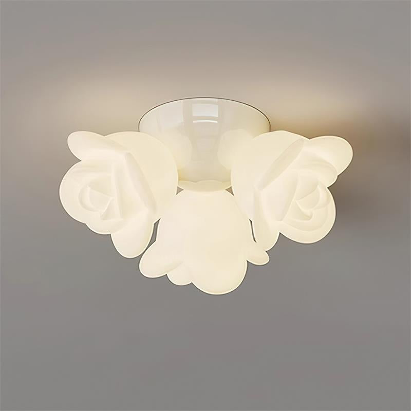 Plafonnier Baldaquin PE Rose Forme Floral Artistique Accent - Neutralighting