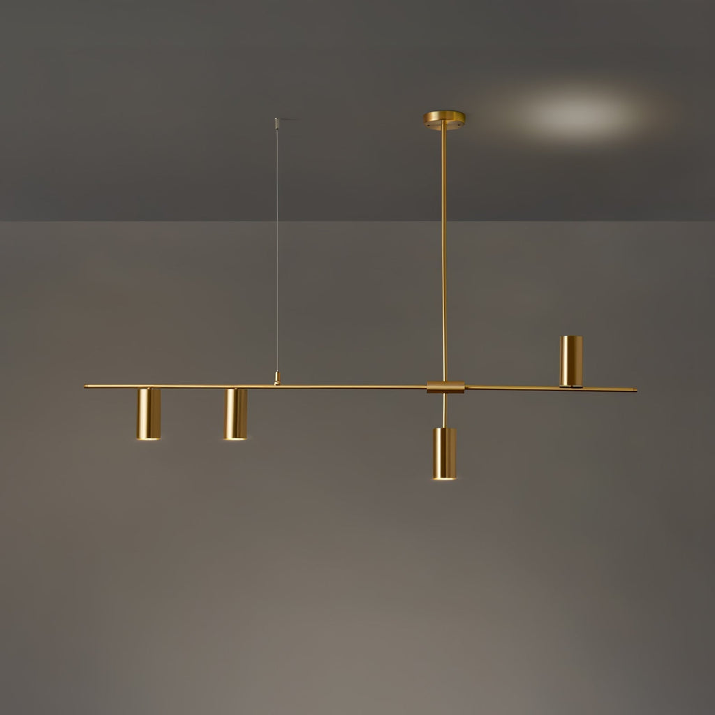 Lustra Chandelier Laiton Linéaire Cassandra Élégant - Neutralighting
