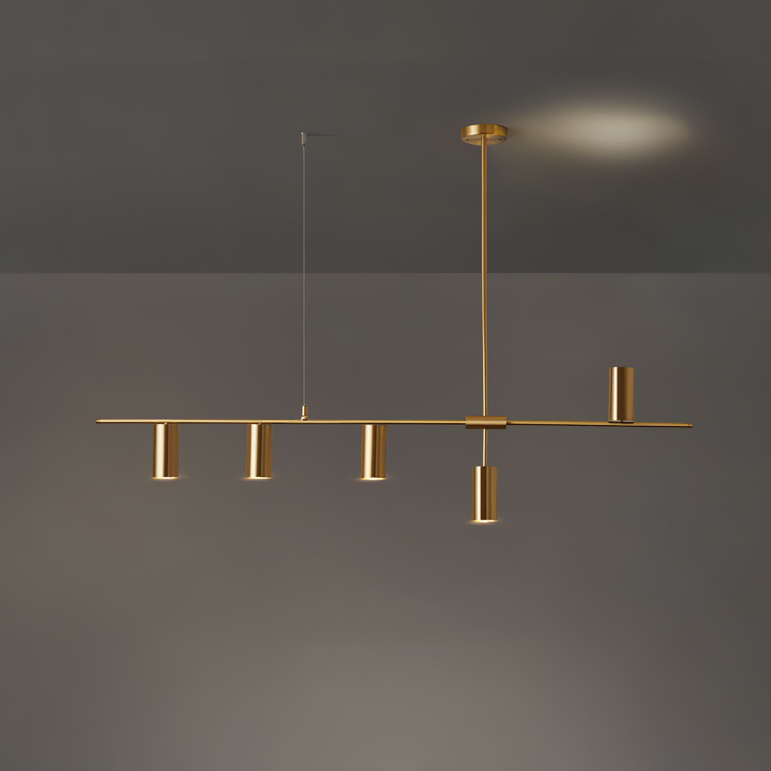 Lustra Chandelier Laiton Linéaire Cassandra Élégant - Neutralighting