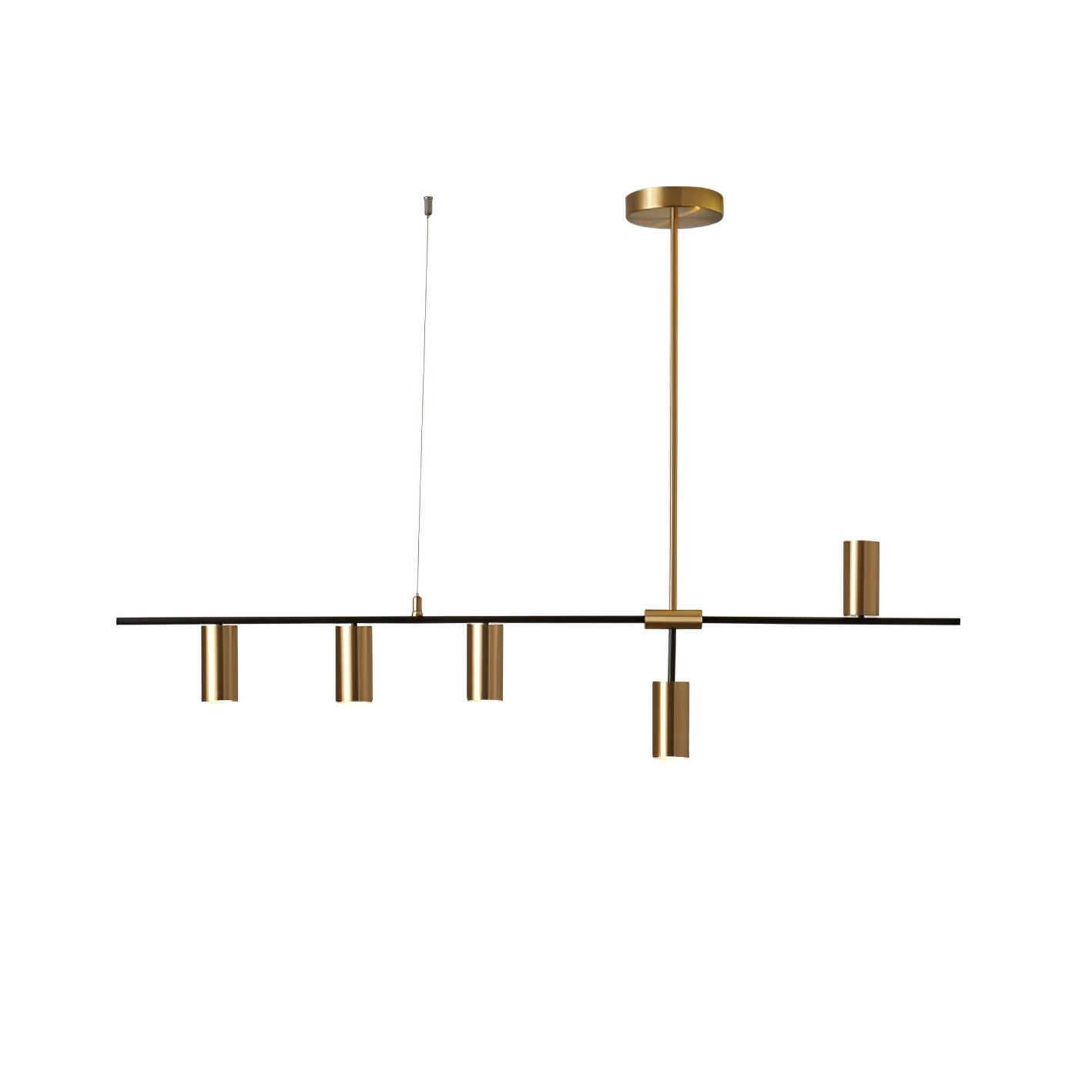 Lustra Chandelier Laiton Linéaire Cassandra Élégant - Neutralighting