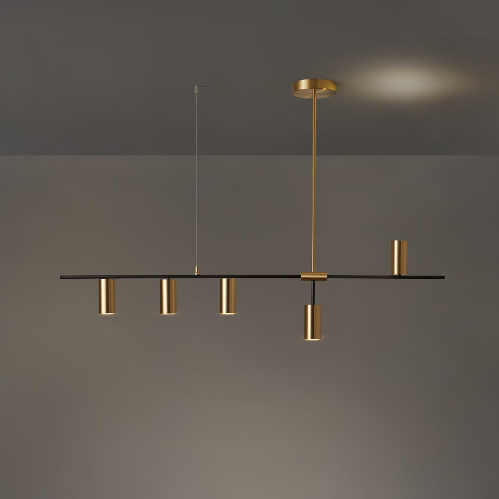 Lustra Chandelier Laiton Linéaire Cassandra Élégant - Neutralighting
