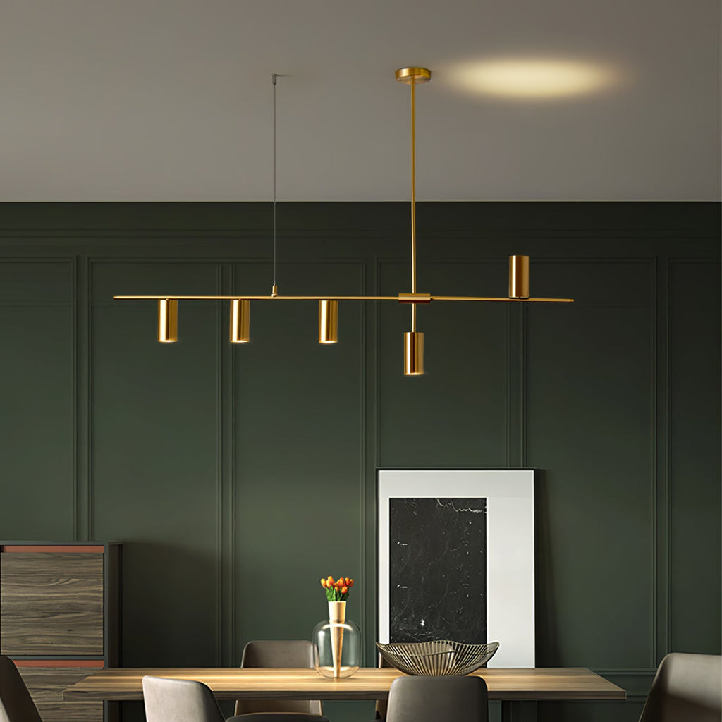 Lustra Chandelier Laiton Linéaire Cassandra Élégant - Neutralighting