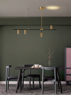 Lustra Chandelier Laiton Linéaire Cassandra Élégant - Neutralighting