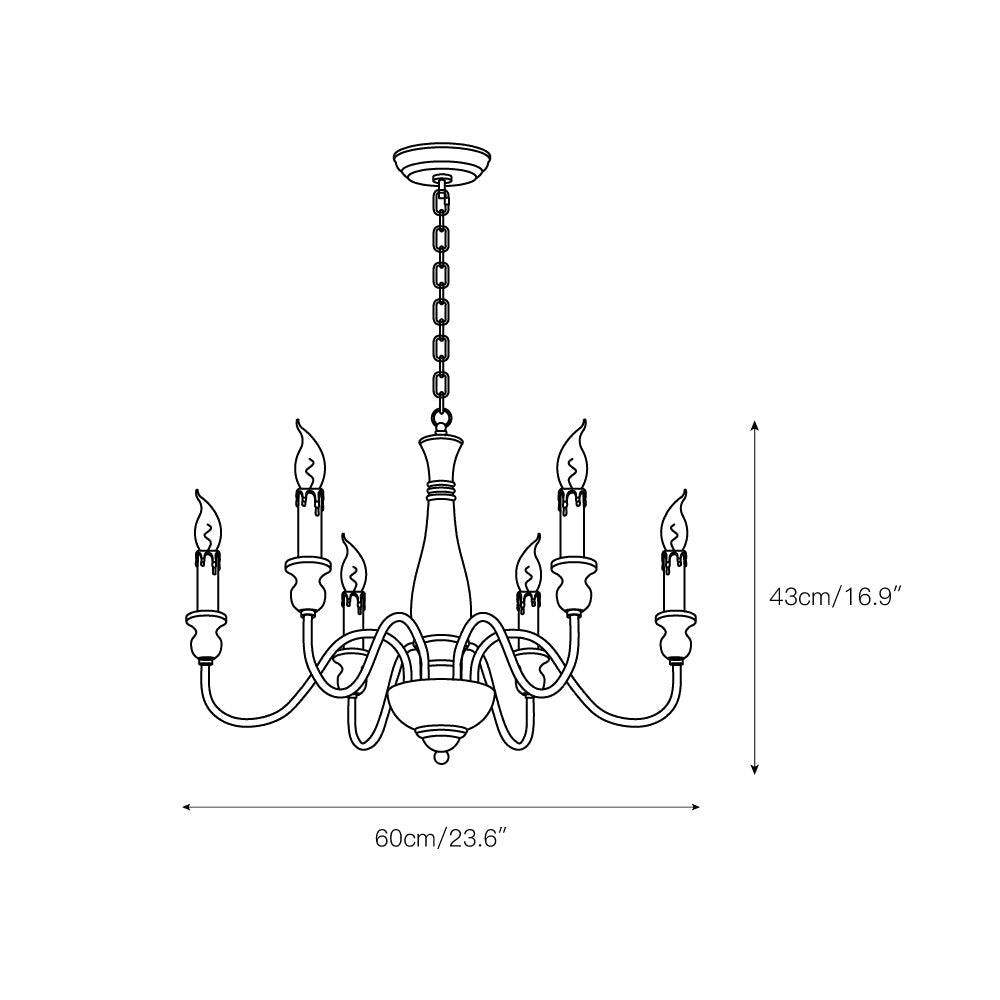 Afralia Lustra Chandelier Bois Industriel Moderne - Neutralighting