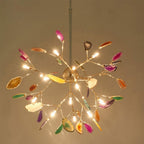 Agate Lustre à Branches Multicolores - Neutralighting