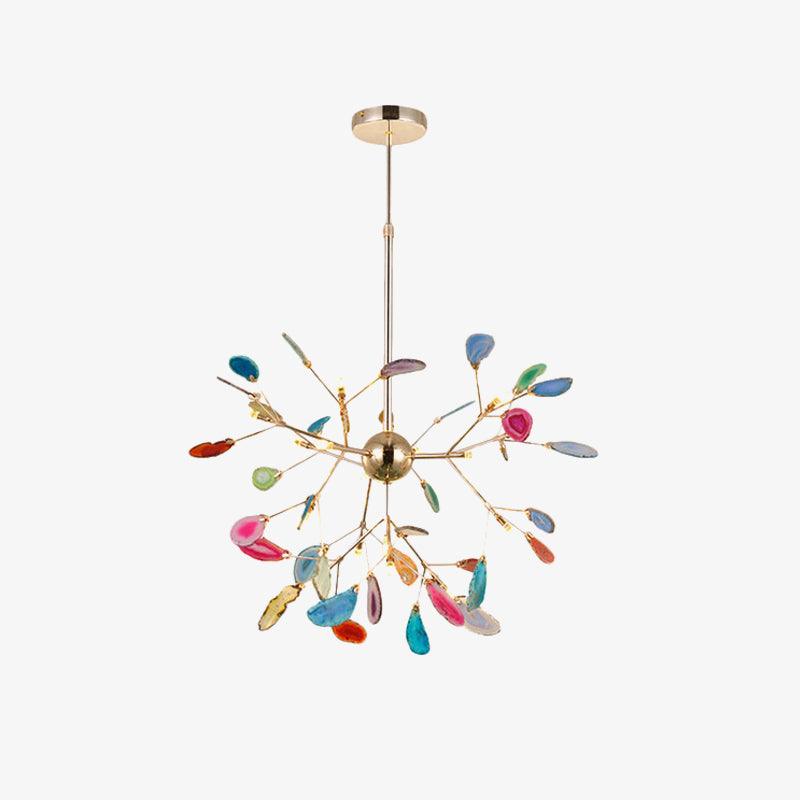 Agate Lustre à Branches Multicolores - Neutralighting