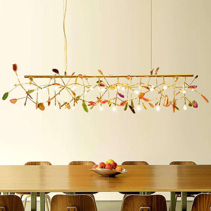 Agate Lustre à Branches Multicolores - Neutralighting