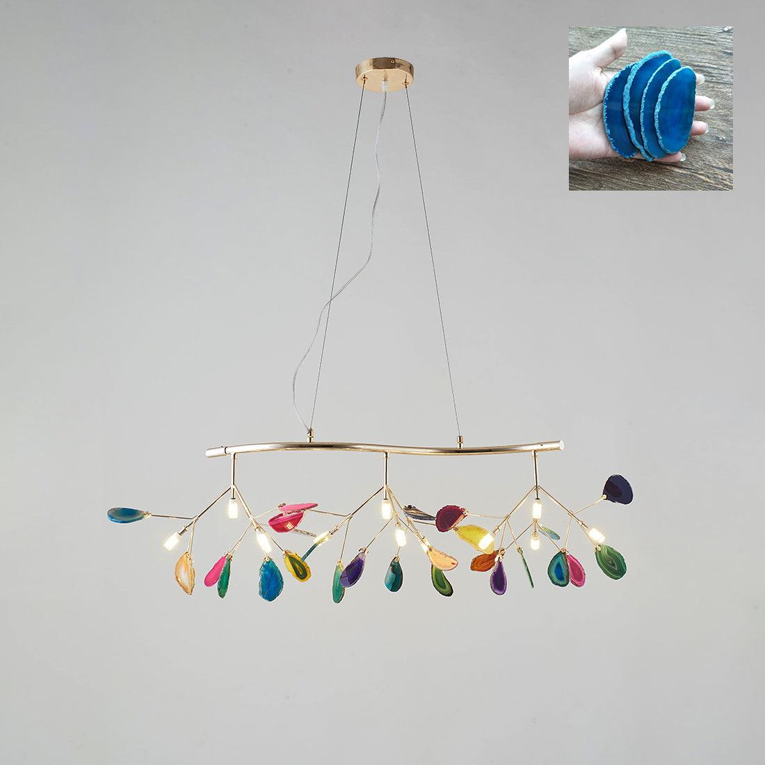 Agate Lustre à Branches Multicolores - Neutralighting
