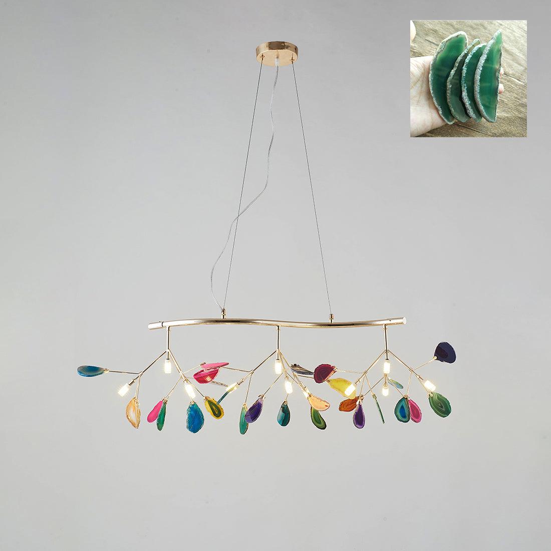Agate Lustre à Branches Multicolores - Neutralighting