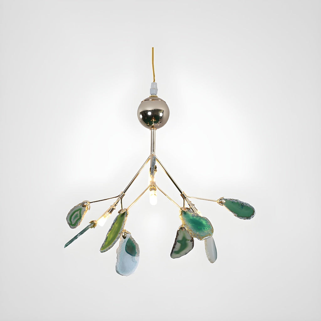 Agate Lustre à Branches Multicolores - Neutralighting