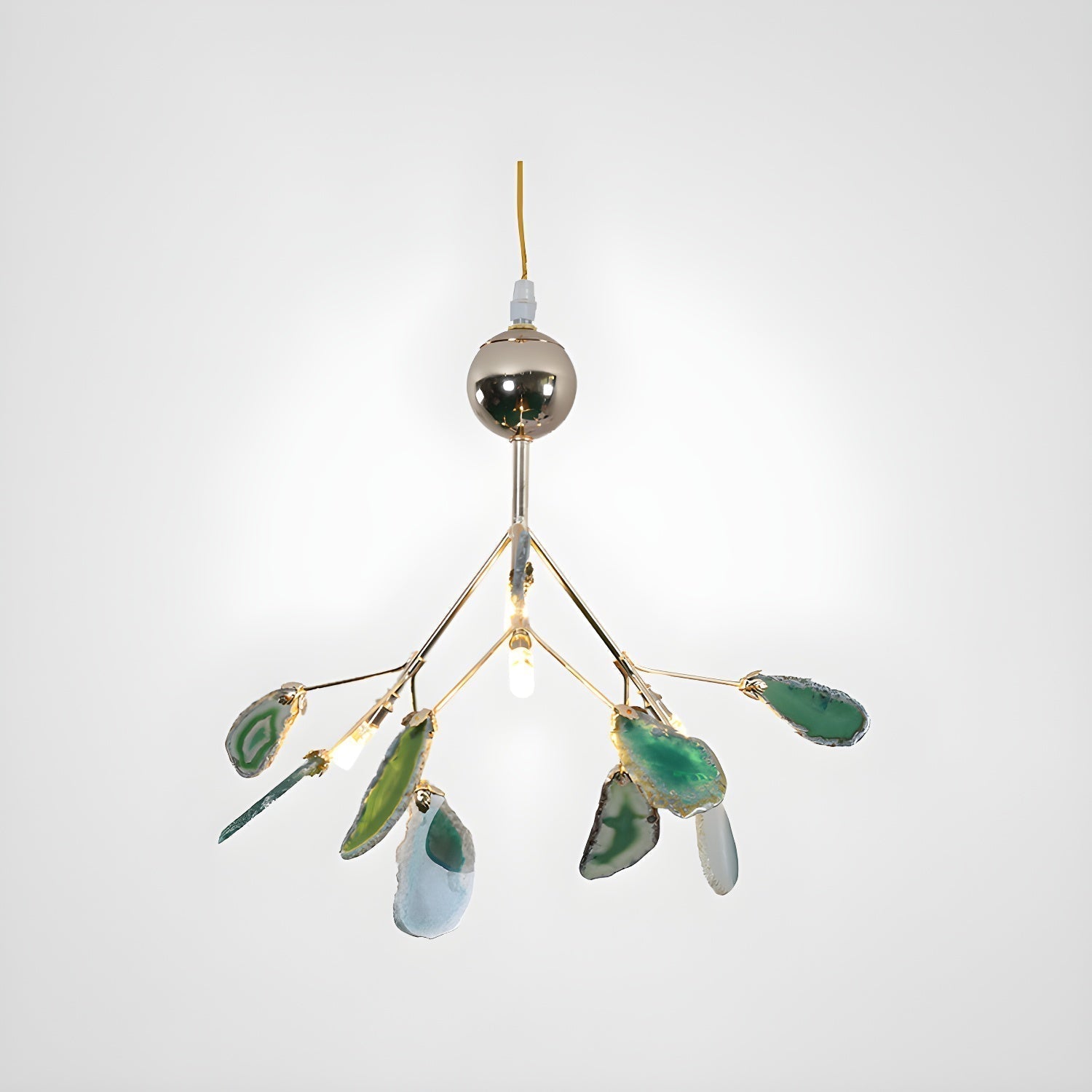 Agate Lustre à Branches Multicolores - Neutralighting