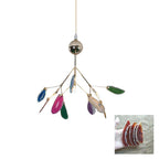 Lustra Chandelier Feuille Colorée Bras Dorés - Neutralighting