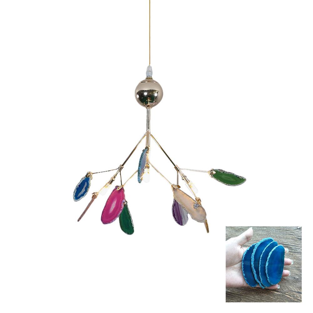 Agate Lustre à Branches Multicolores - Neutralighting