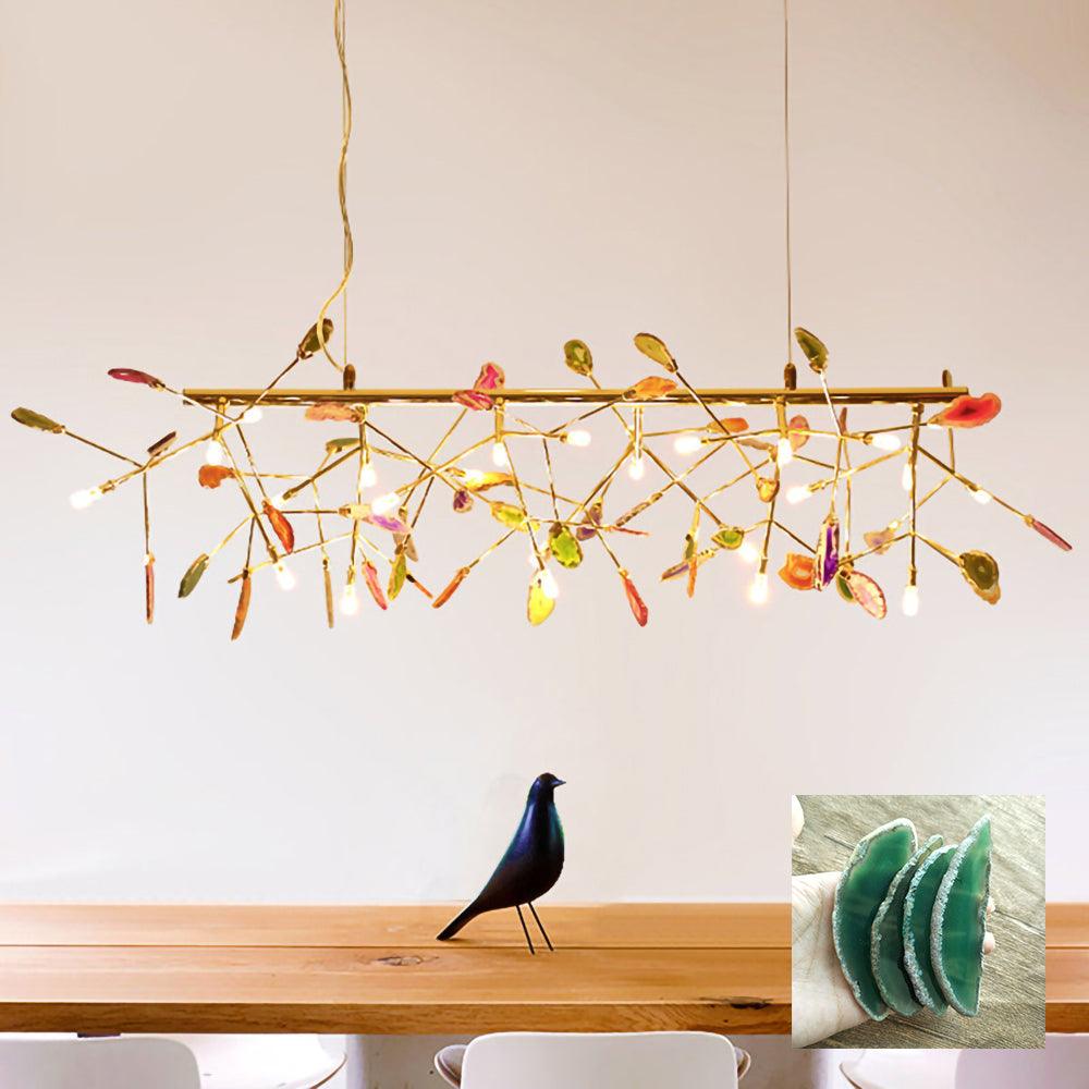 Agate Lustre à Branches Multicolores - Neutralighting