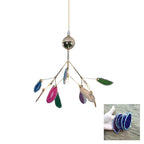 Lustra Chandelier Feuille Colorée Bras Dorés - Neutralighting