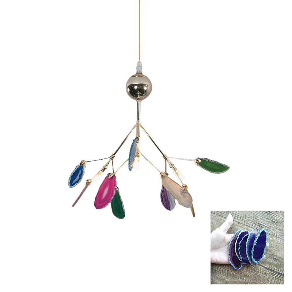 Agate Lustre à Branches Multicolores - Neutralighting