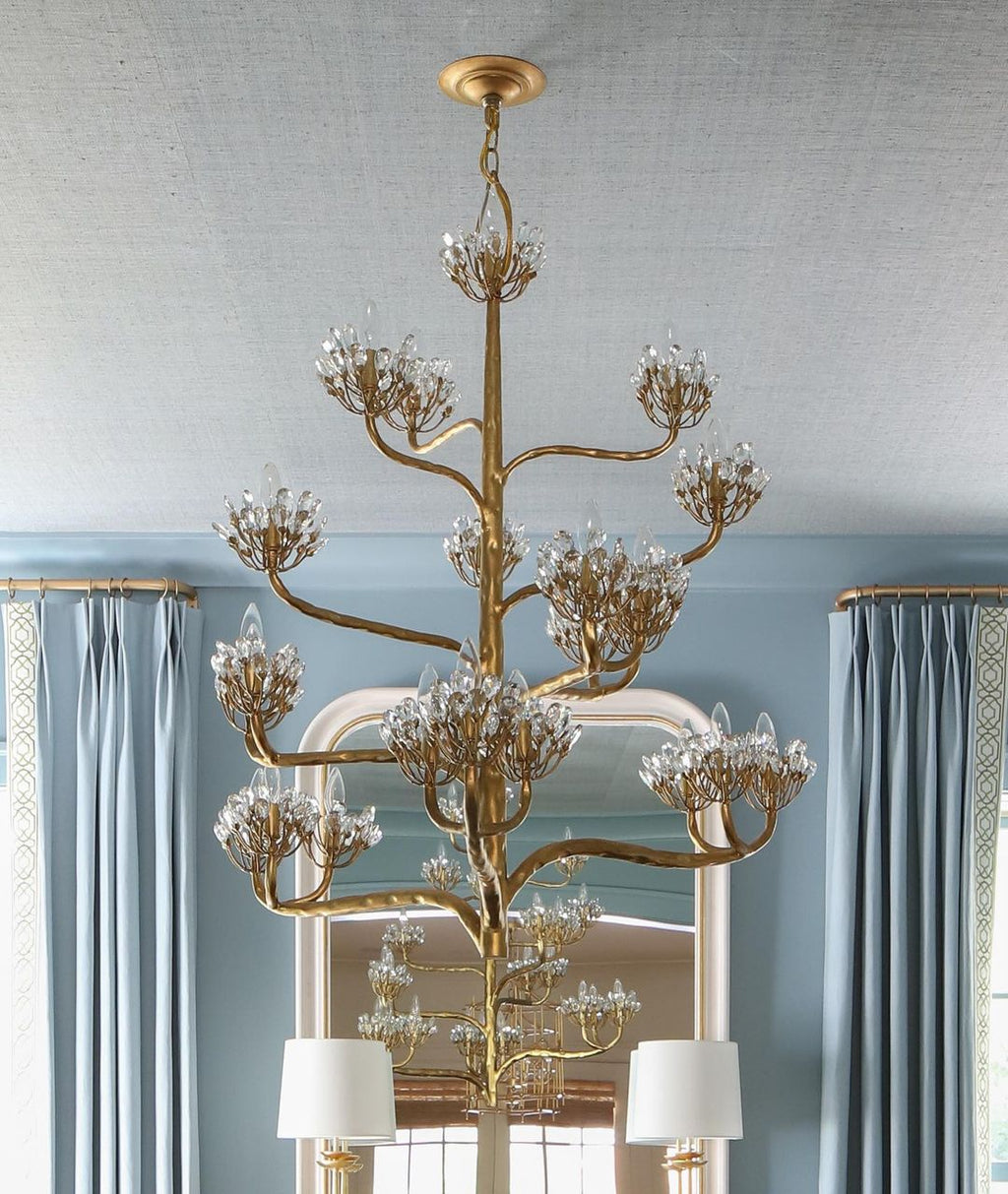 Agave Chandelier en Cristal Luxueux - Neutralighting