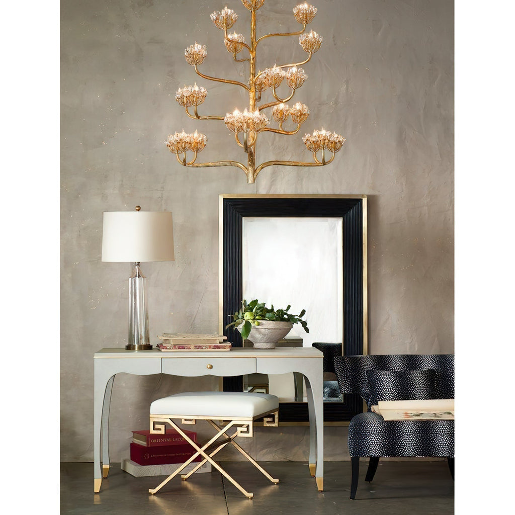 Agave Chandelier en Cristal Luxueux - Neutralighting
