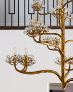 Agave Chandelier en Cristal Luxueux - Neutralighting