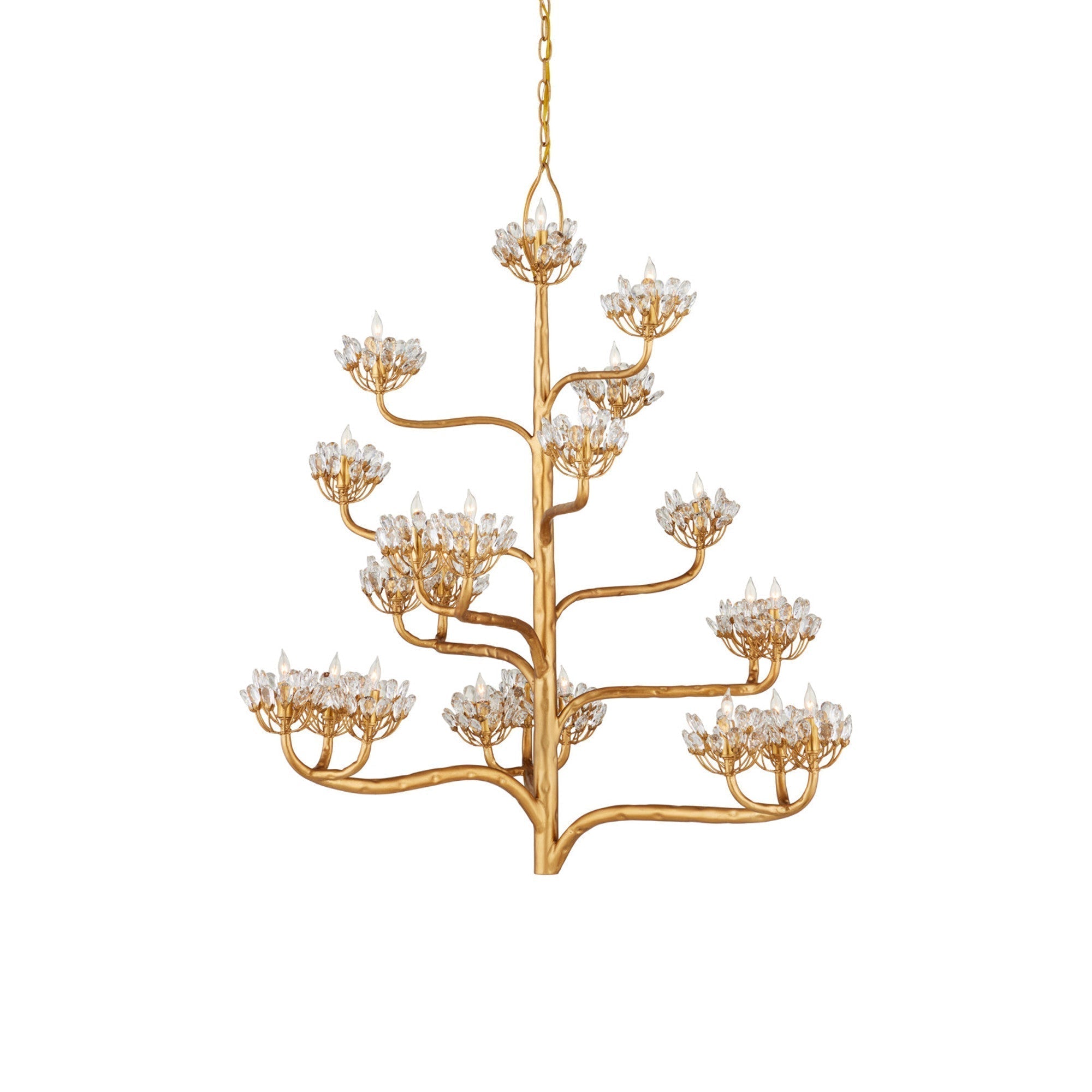 Agave Chandelier en Cristal Luxueux - Neutralighting