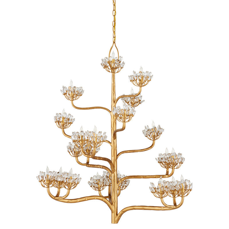 Agave Chandelier en Cristal Luxueux - Neutralighting