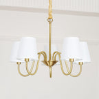 Stacey Chandelier en Tissu Traditionnel Vieilli - Neutralighting