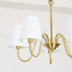 Stacey Chandelier en Tissu Traditionnel Vieilli - Neutralighting