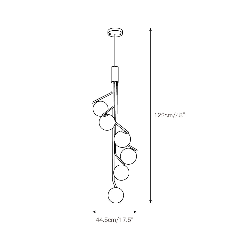 Ageet Suspension en Verre Moderne Minimaliste - Neutralighting