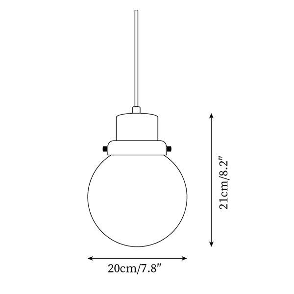 Duvon Lampe Suspendue Globe - Neutralighting