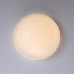 Aire Lustre Plafonnier Dôme en Verre Crème Lueur Douce - Neutralighting