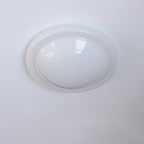 Aire Lustre Plafonnier Dôme en Verre Crème Lueur Douce - Neutralighting