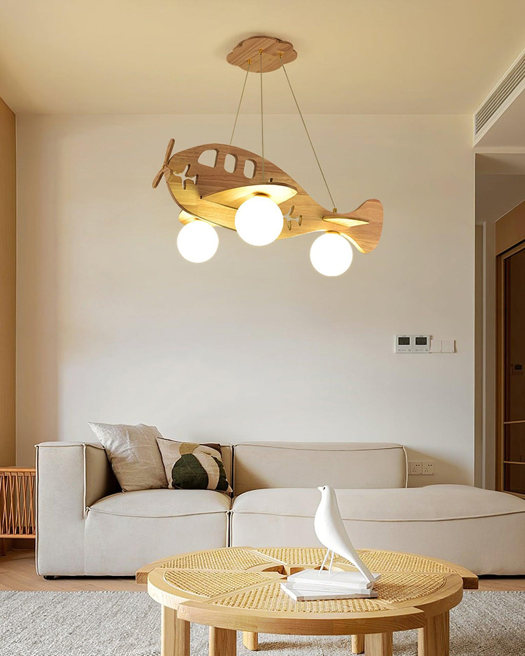 Virelith Suspension Artistique en Bois - Neutralighting