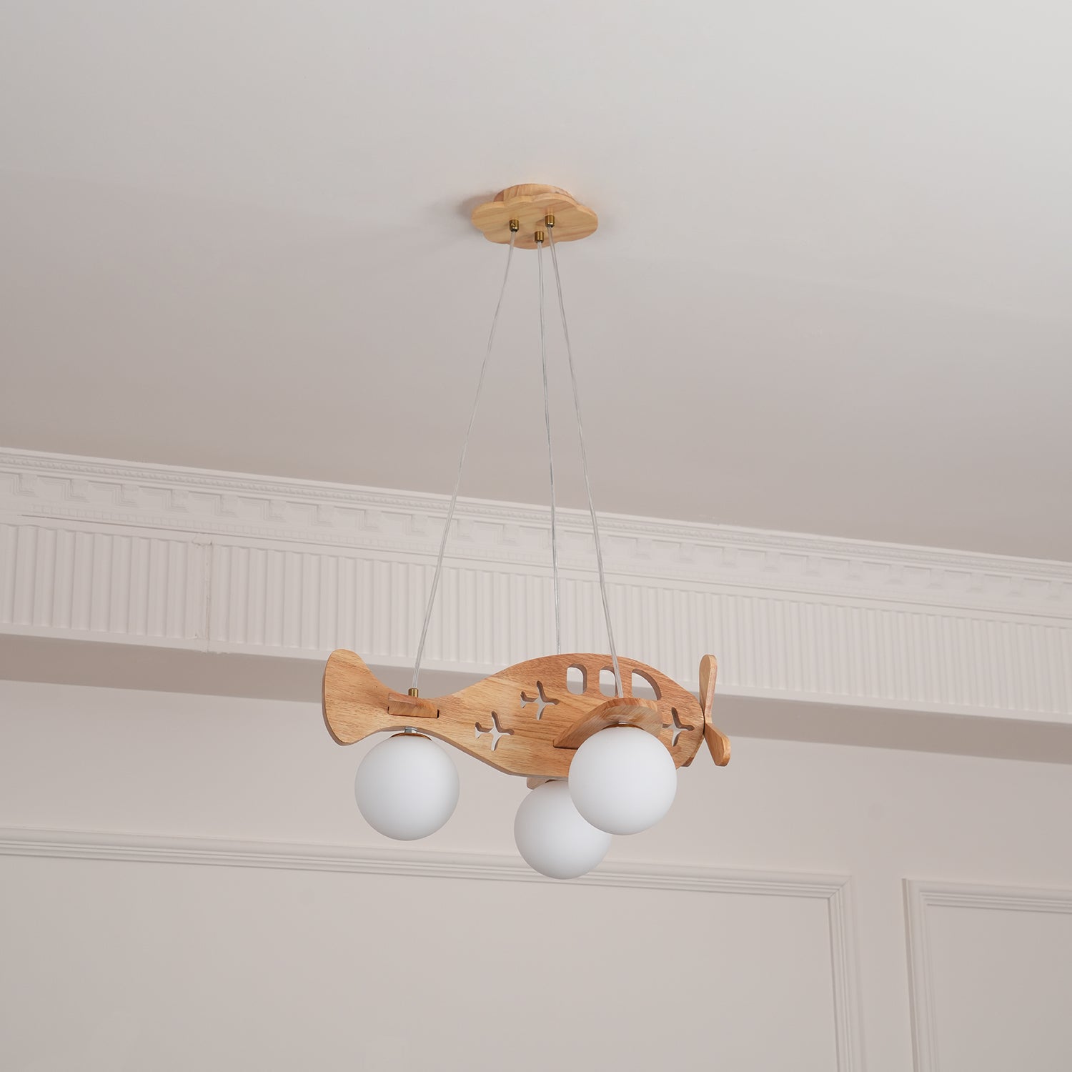 Virelith Suspension Artistique en Bois - Neutralighting