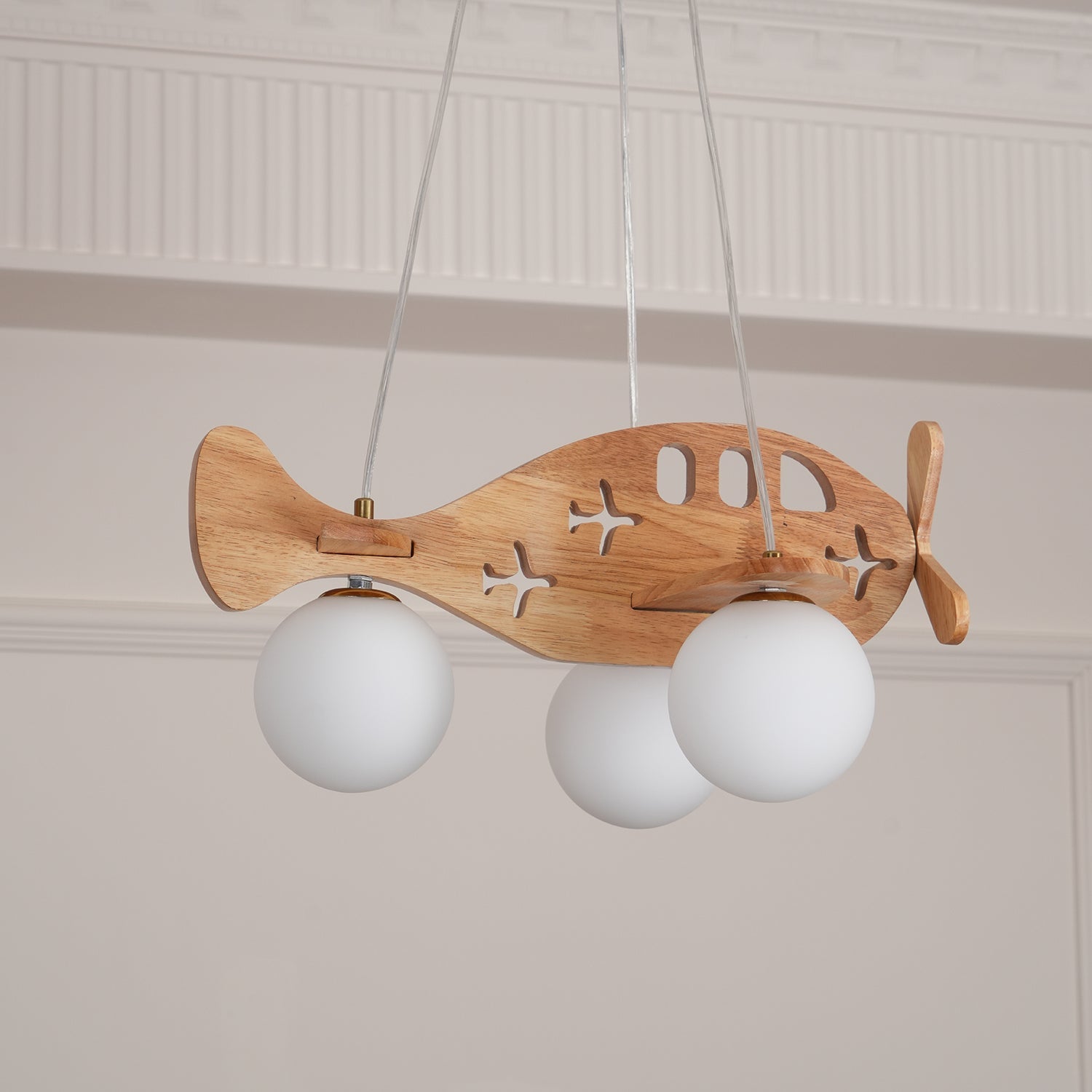 Virelith Suspension Artistique en Bois - Neutralighting