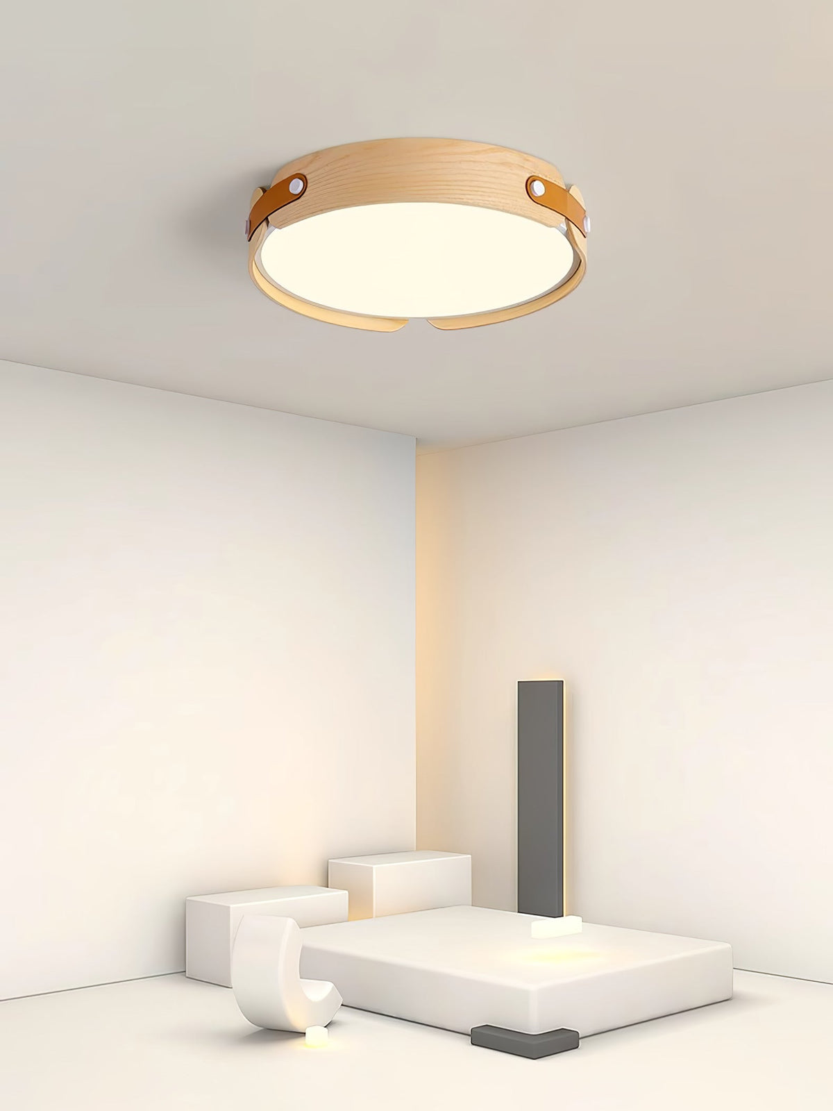 Echo Plafonnier en bois minimaliste moderne - Neutralighting