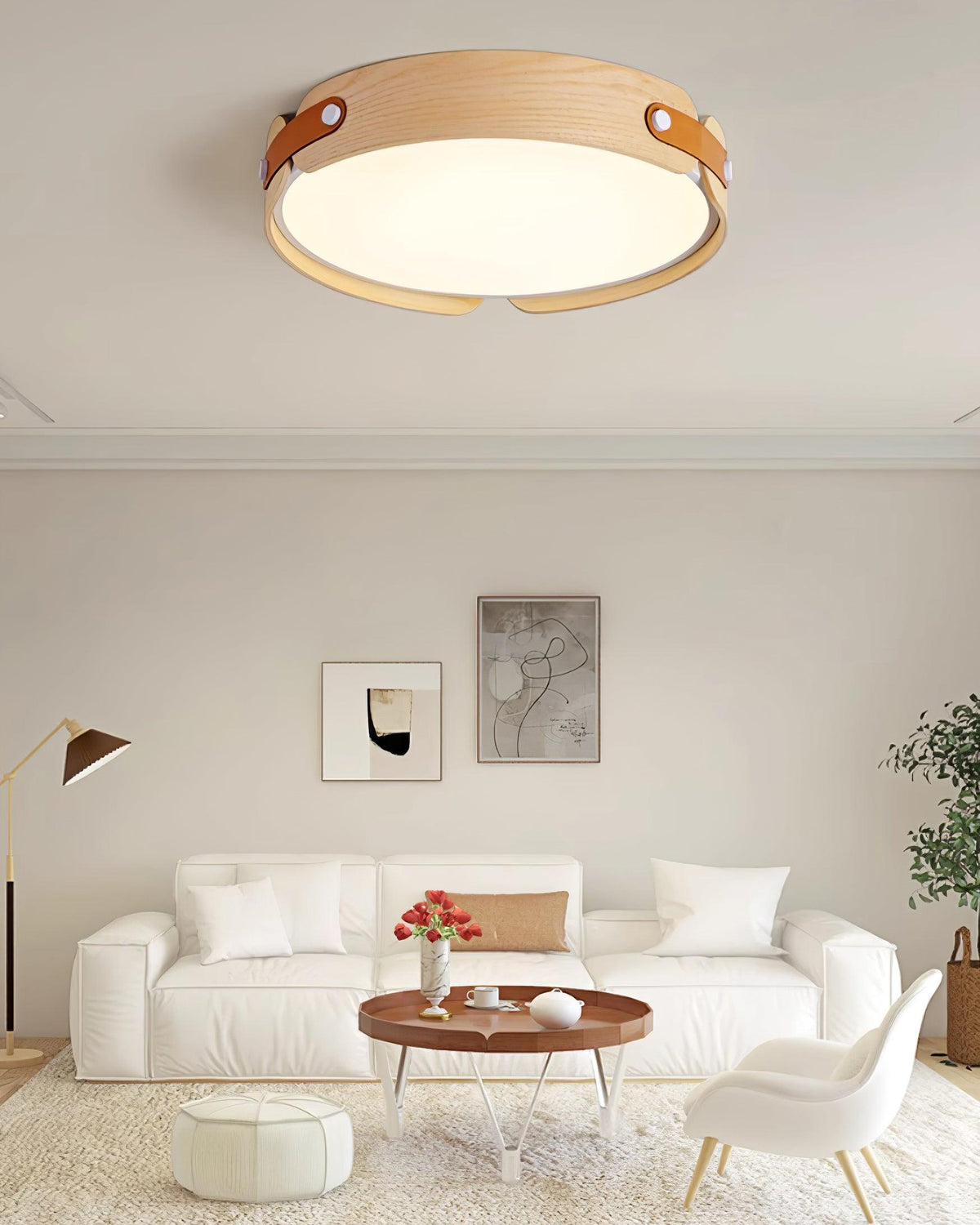 Echo Plafonnier en bois minimaliste moderne - Neutralighting