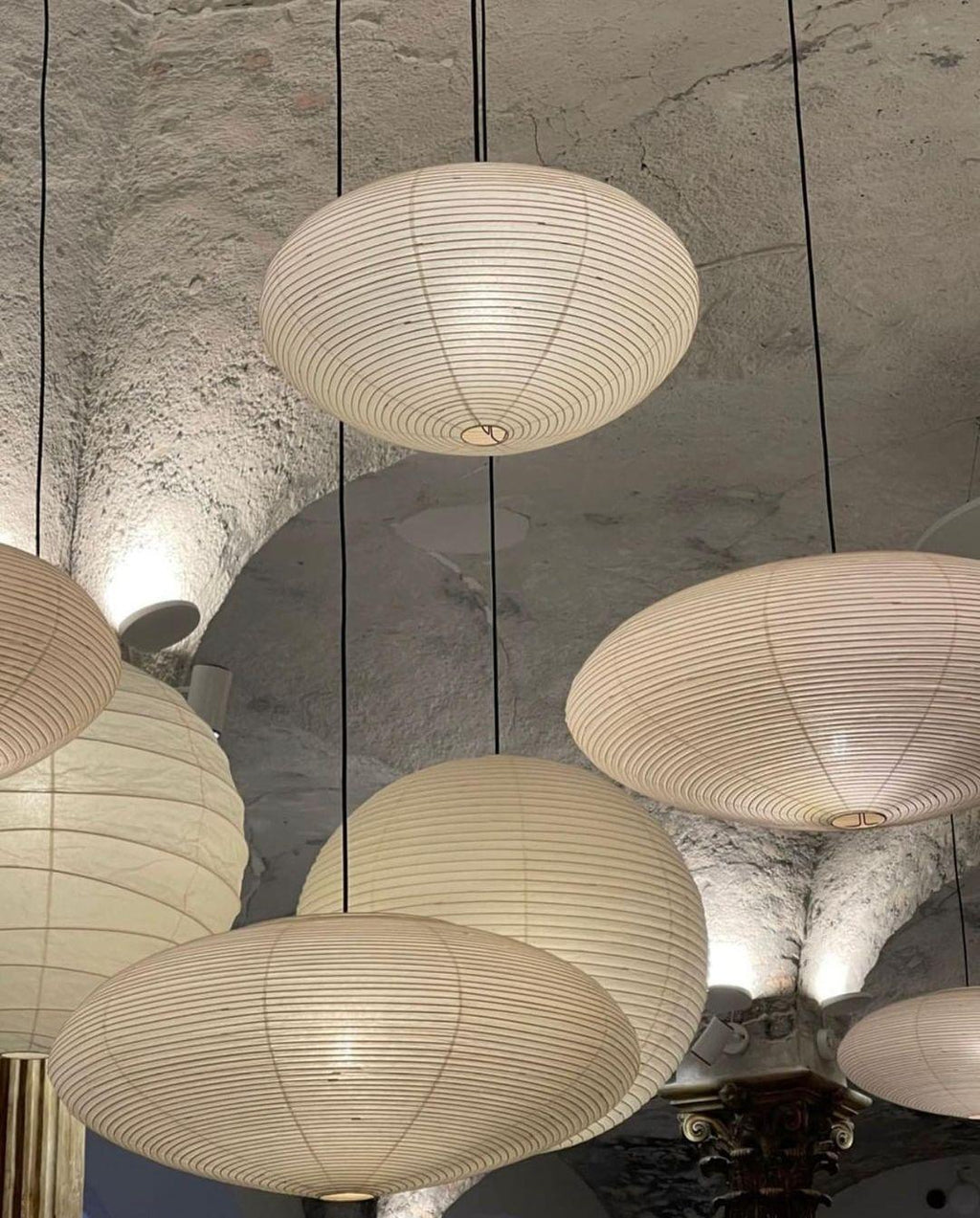 Orba Lampe Pendante en Papier Washi 15A - Neutralighting
