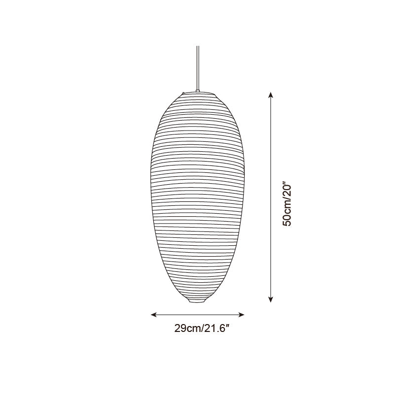 Akari Modern Rice Paper Pendant Lamp - Neutralighting