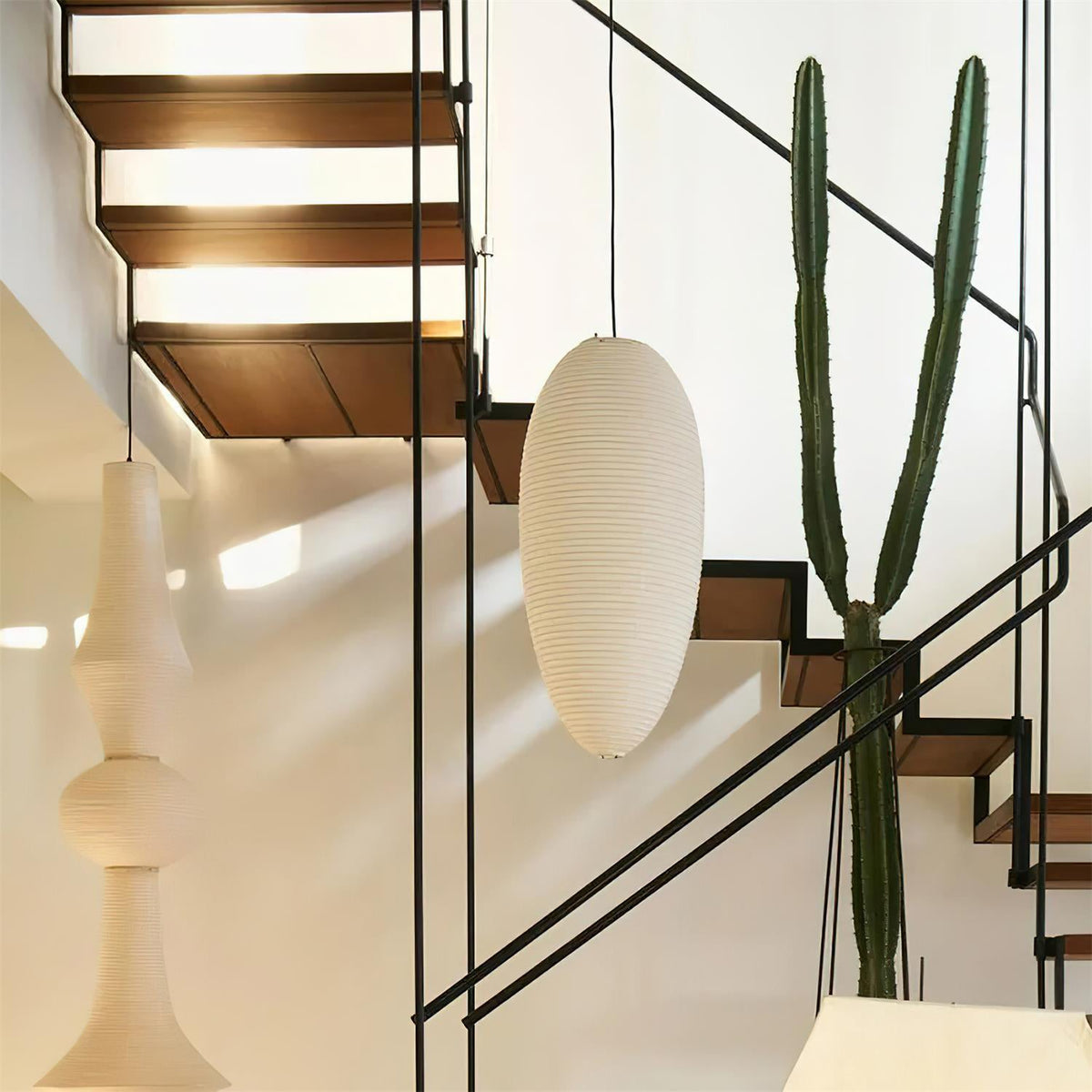 Akari Modern Rice Paper Pendant Lamp - Neutralighting