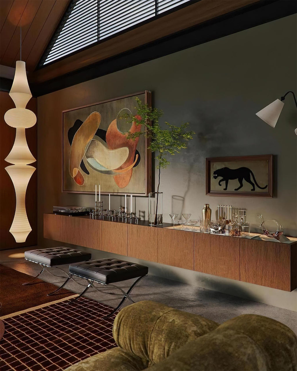 Zyora Lampe Suspendue Sculpturale en Papier - Neutralighting