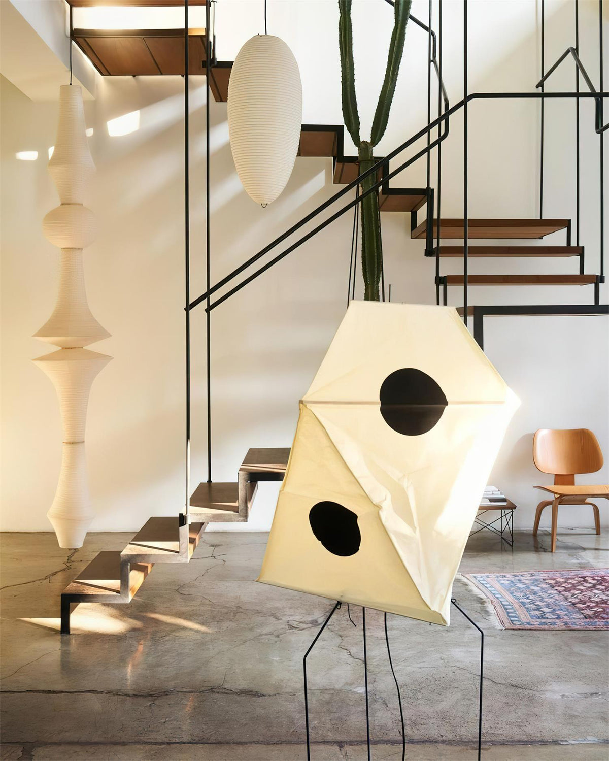 Zyora Lampe Suspendue Sculpturale en Papier - Neutralighting