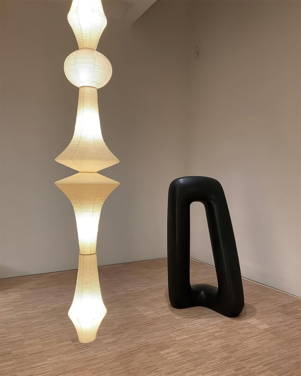 Zyora Lampe Suspendue Sculpturale en Papier - Neutralighting
