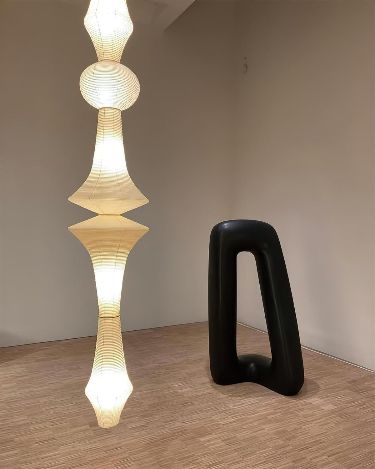 Zyora Lampe Suspendue Sculpturale en Papier - Neutralighting
