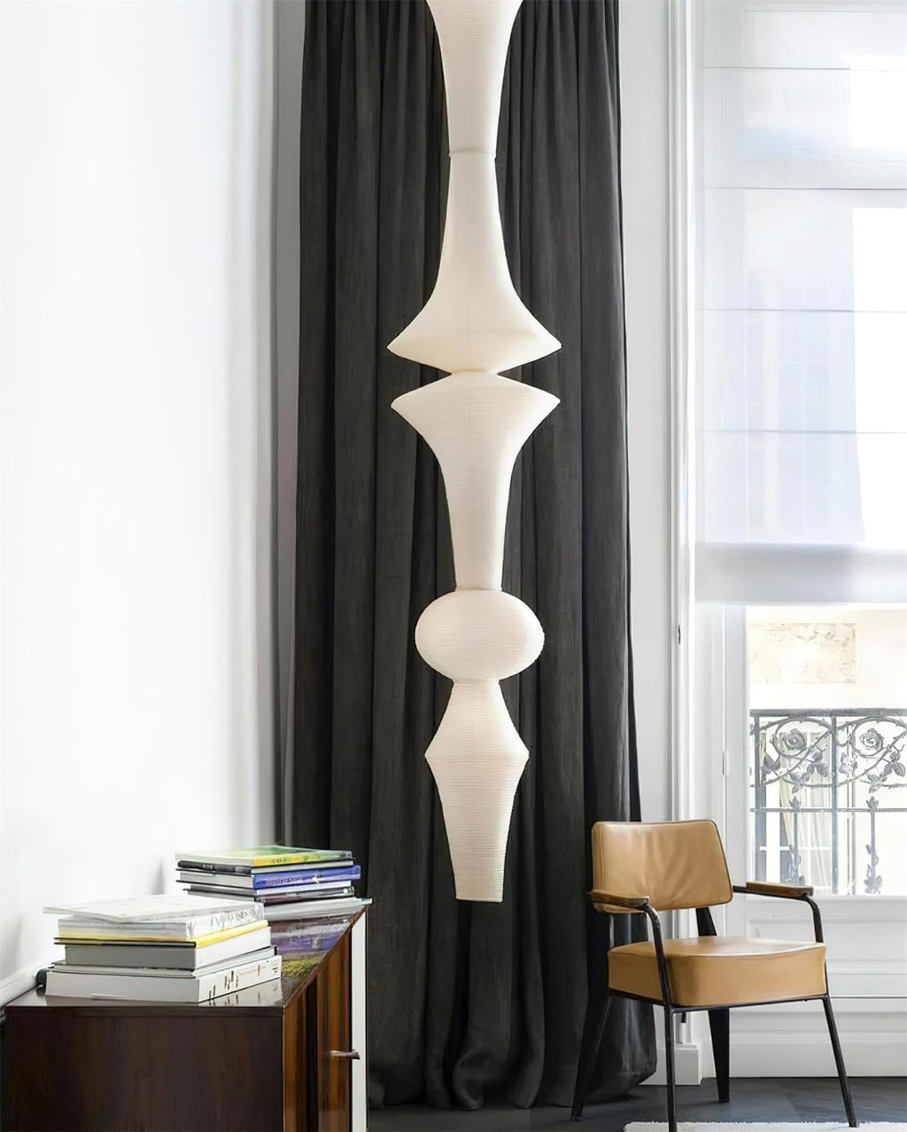 Zyora Lampe Suspendue Sculpturale en Papier - Neutralighting