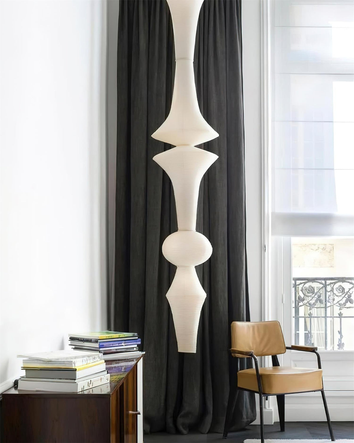 Zyora Lampe Suspendue Sculpturale en Papier - Neutralighting