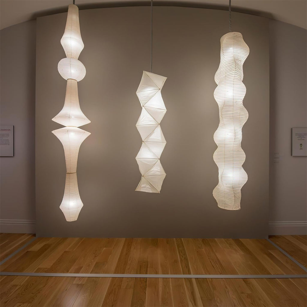 Zyora Lampe Suspendue Sculpturale en Papier - Neutralighting