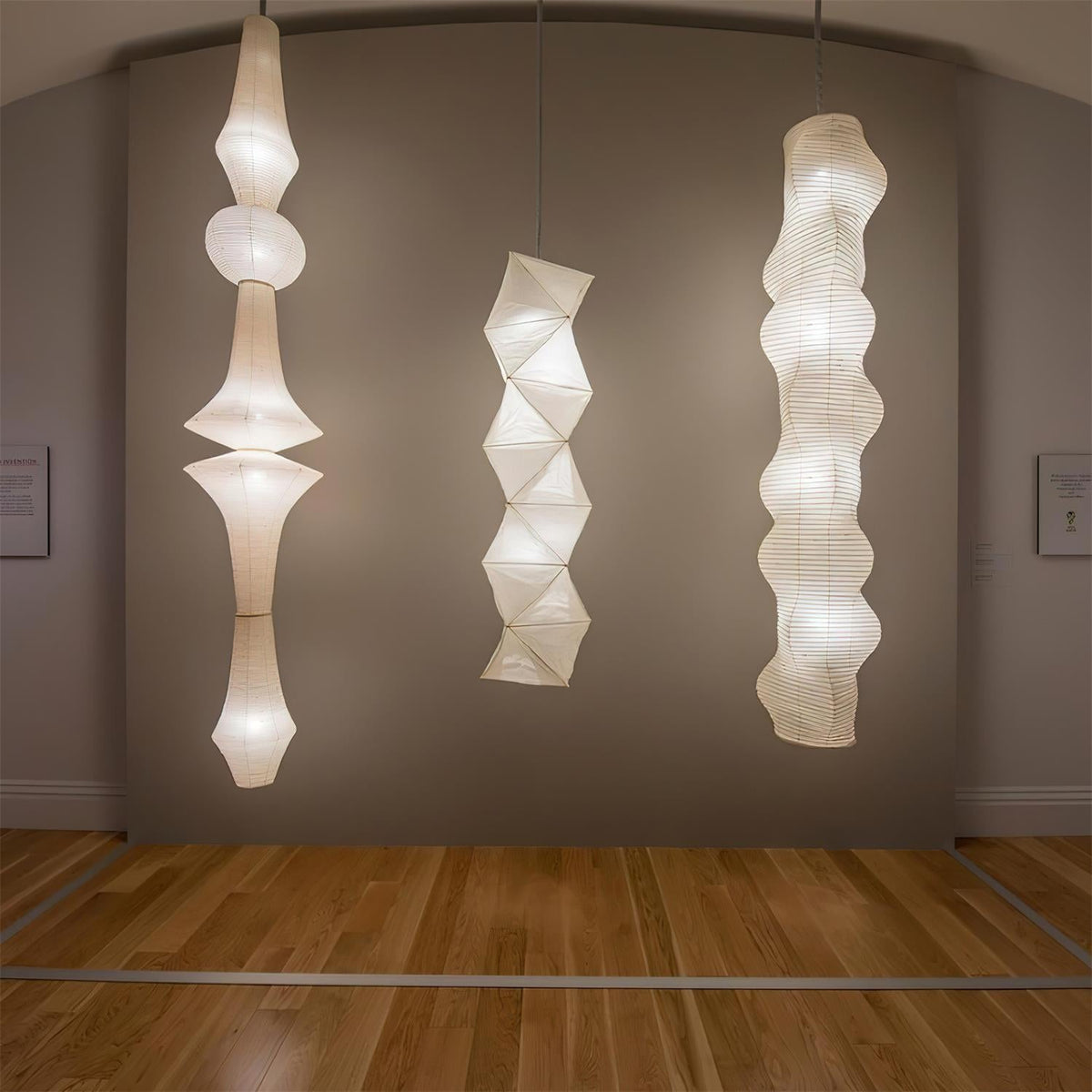 Zyora Lampe Suspendue Sculpturale en Papier - Neutralighting
