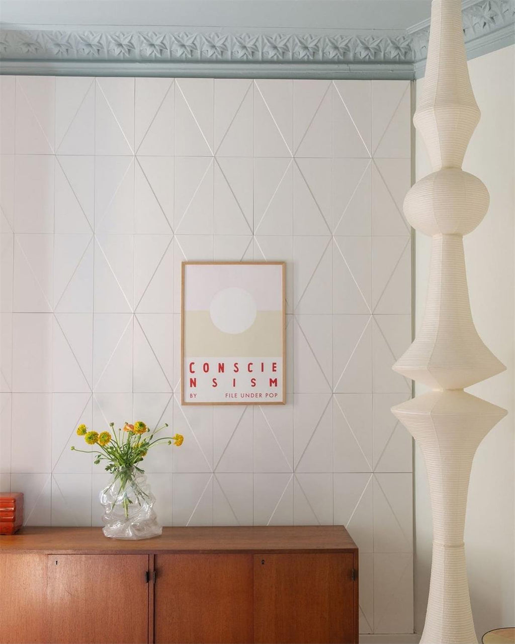Zyora Lampe Suspendue Sculpturale en Papier - Neutralighting